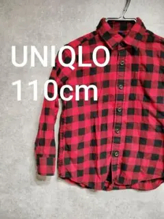UNIQLO ユニクロ トップス フランネルシャツ 110 キッズ ジュニア
