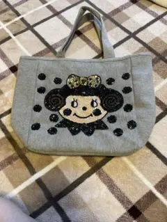 Curly トートバッグ スパンコール