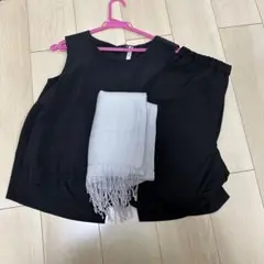 オペークドットクリップ セットアップ ショール