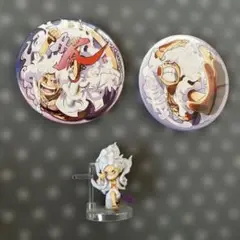 ワンピース　ONE PIECE ニカ　ギア5 缶バッジワンピの実　セット
