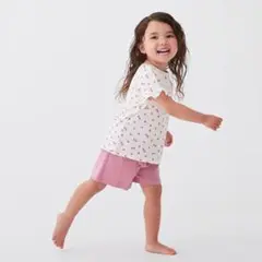 プティマイン プティプラ ルームウェア パジャマ ピンク 120cm