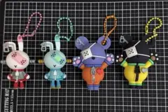 ZIPPERBEAR ジッパーベアー フィギュアコレクション　コンプ　全4種