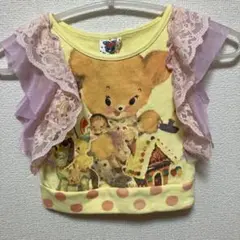 VanaVana フリル付きTシャツ 80cm