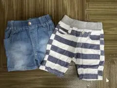 【100cm】ハーフパンツ 2点セット ※9/30までの出品