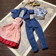 No.36　ハンドメイド　リカちゃん服4点セット