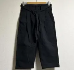 MUZE ミューズ　14ss ベルテッド　2タック　ワイドサルエルパンツ