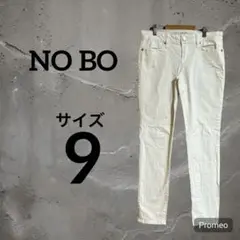 NO BO ローライズスキニーパンツ 9号 ホワイト