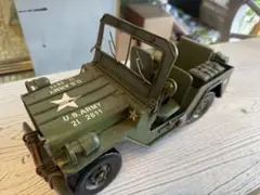 新品　ブリキ　軍用ジープ（U.S. ARMY仕様）