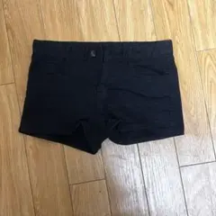 ブラック　ショートパンツ　レディース　韓国ファッション