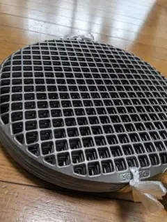 シンポ製 SINPO 焼き網【フラットネット28cm】中古品10枚セット シンポ フラットネット 高級 鋳物 ステンレス 焼き網 28センチ