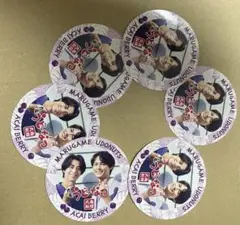 丸亀製麺 うどーなつ 松村北斗 髙橋海人 アサイーステッカー6枚