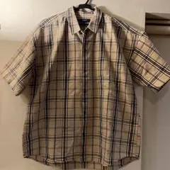 【美品】BEAMS ビームス 半袖チェックシャツ Lサイズ