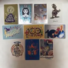 ディズニー　Disney キャラクターカード　10枚セット