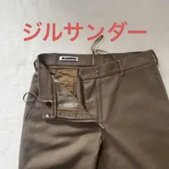 【週末値下げ】ウールスラックス 美品 Mサイズ ジルサンダー