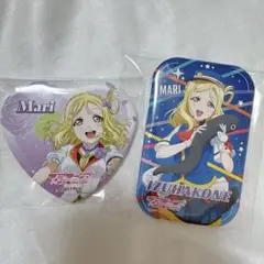 ラブライブ!サンシャイン!!Aqours 小原鞠莉　缶バッジ2個セット
