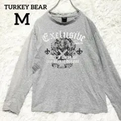 TURKEY BEAR グラフィックTシャツ メンズ Mサイズ グレー