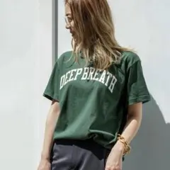 Deuxieme Classe SKIN DEEP BREATH プリントTEE