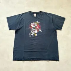 90s 00s USA / ローラーガールズ 半袖 Tシャツ フェード 短丈