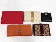 お財布・ポーチまとめ5点セット CELINE Dior COACH TOD's