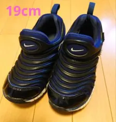 NIKE キッズシューズ 19cm ネイビー/ブラック