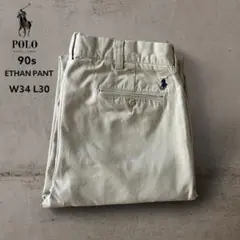 PolobyRalphLauren90sETHAN PANTポロチノツータック