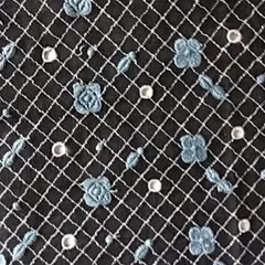 ミナペルホネン はぎれ flower candy ブラック 39×16.5cm