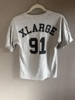 XLARGE グレー Tシャツ バックプリント 140cm