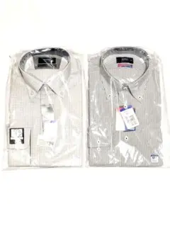 PERSON'S ビジネス ボタンダウン シャツ Mサイズ 2枚セット 新品