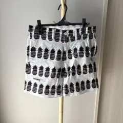 パーリーゲイツ　パイナップル柄ゴルフウェア　ショートパンツ