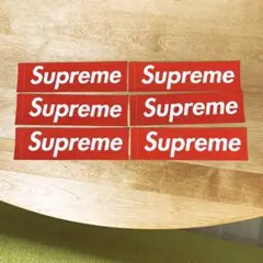 supreme ステッカー　6枚