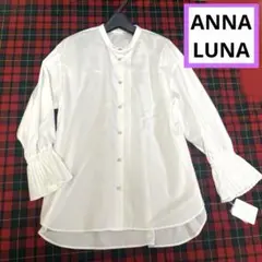 ★定価5478円★ANNA LUNA デザインブラウス　ロングシャツ　チュニック