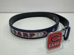 CARP 野球モチーフ ベルト ネイビー