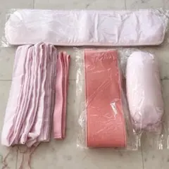 着付け用 小物セット 未使用 7点 帯板 帯枕 伊達締め 腰紐 三重紐