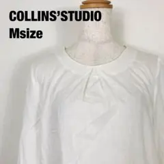 COLLINS’STUDIO コリンズスタジオ 長袖 ブラウス ホワイト　G7