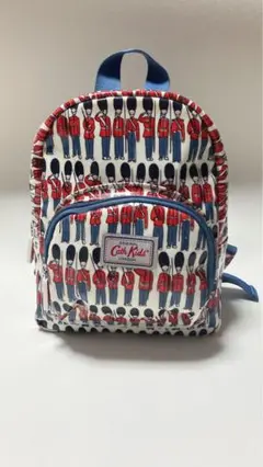 美品Cath Kidsonキャスキッドソン リュックサック 通園バッグ　兵隊柄