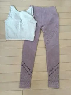 スカーラ　SUKARA アメリカンスリーブ　ニットウェアセット　サイズS