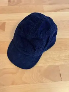 着用5回 LIEWOOD ネイビー コーデュロイ キャップ