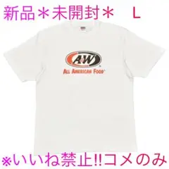 【A&W 沖縄限定】白　Lサイズ　半袖Tシャツ