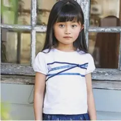 BEBE リボンプリントTシャツ 110cm