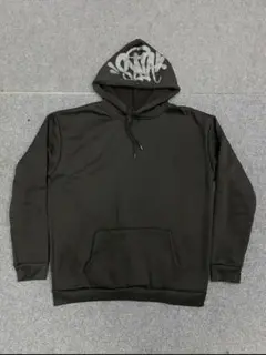 ブラックフード付きパーカー