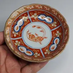 M-1288 古伊万里　金彩　豆皿