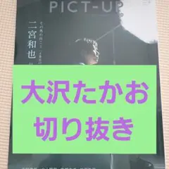 大沢たかお　PICT-UP　切り抜き