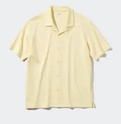 〈UNIQLO〉エアリズムコットンオープンカラーポロシャツ　メンズ　XL