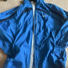 Mサイズ 青 ジッパー付きジャケット YONEX