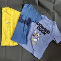 3枚★120★ユニクロ　UT　ドナルドダック Tシャツ 3枚セット