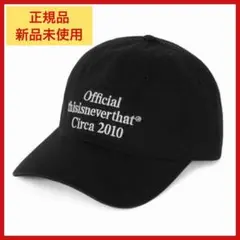 【新品未使用】キャップ ネバザ ブラック 黒色 thisisneverthat