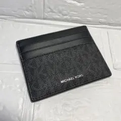 マイケルコース 定期入れ カードケース 名刺入れ グレー カードホルダー