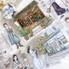 【lm04】轻时光文创 / 咖啡控 pet 1ループ 100cm