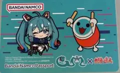 BANDAI NAMCO 初音ミク ガンダム パスポートカード バナパス