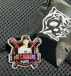 阪神タイガース ピンバッジ 2025 中野拓夢選手